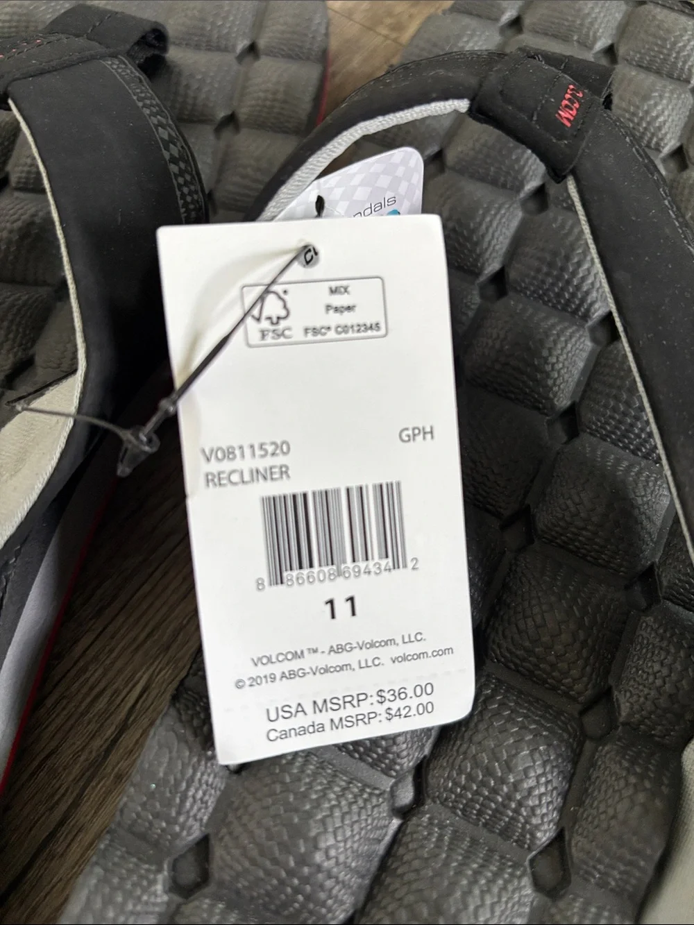 Volcom Comfort Foam Sandals